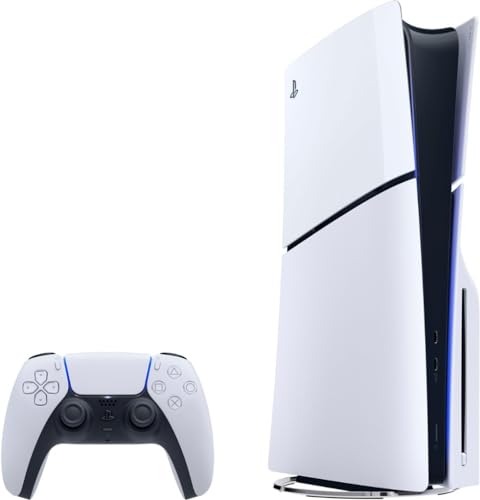 PlayStation 5 Slim 2TB Disc Edition Console with Controller and Controller Charger White B9715