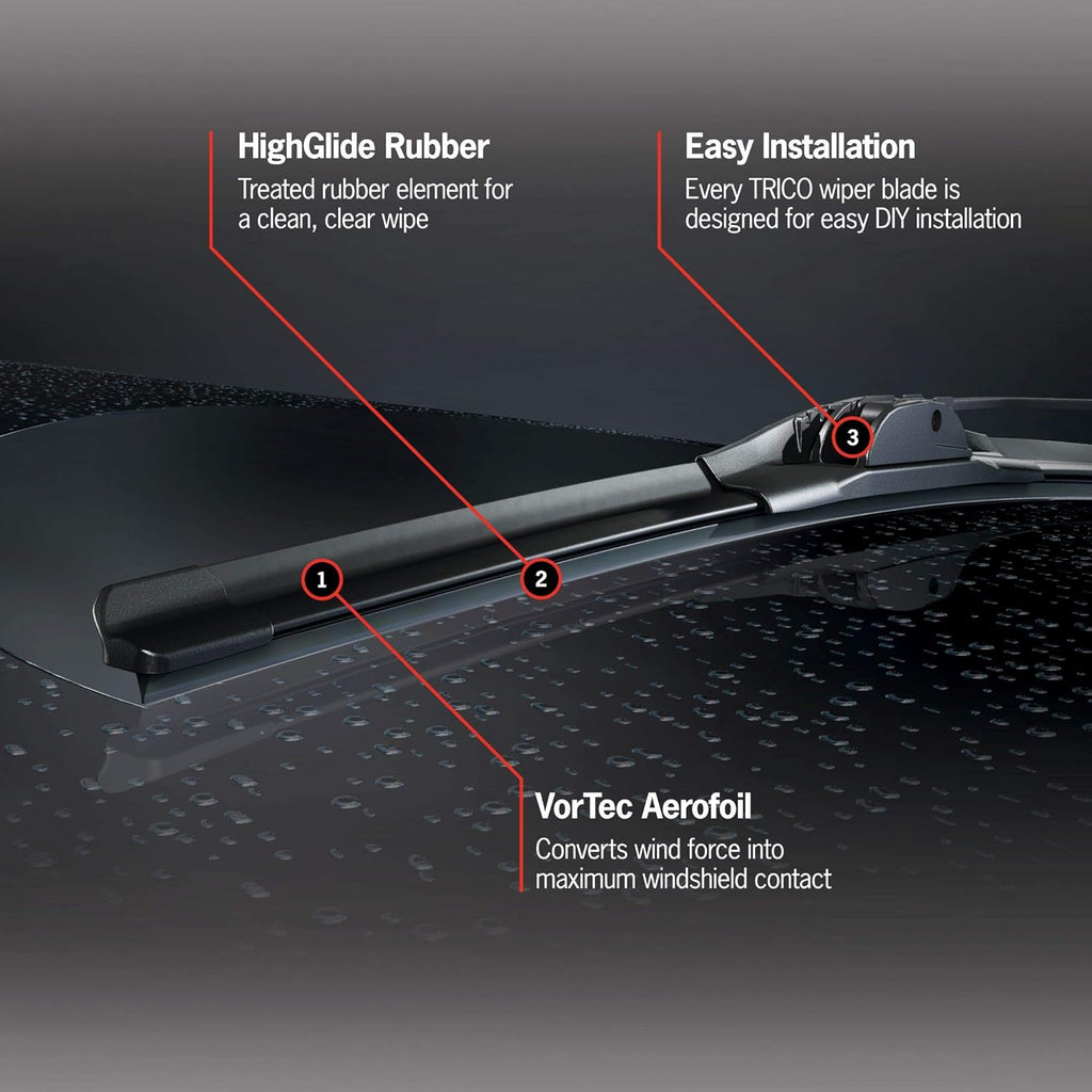 26 Inch 25 Inch Pack of 2 Windshield Wiper Blades I391