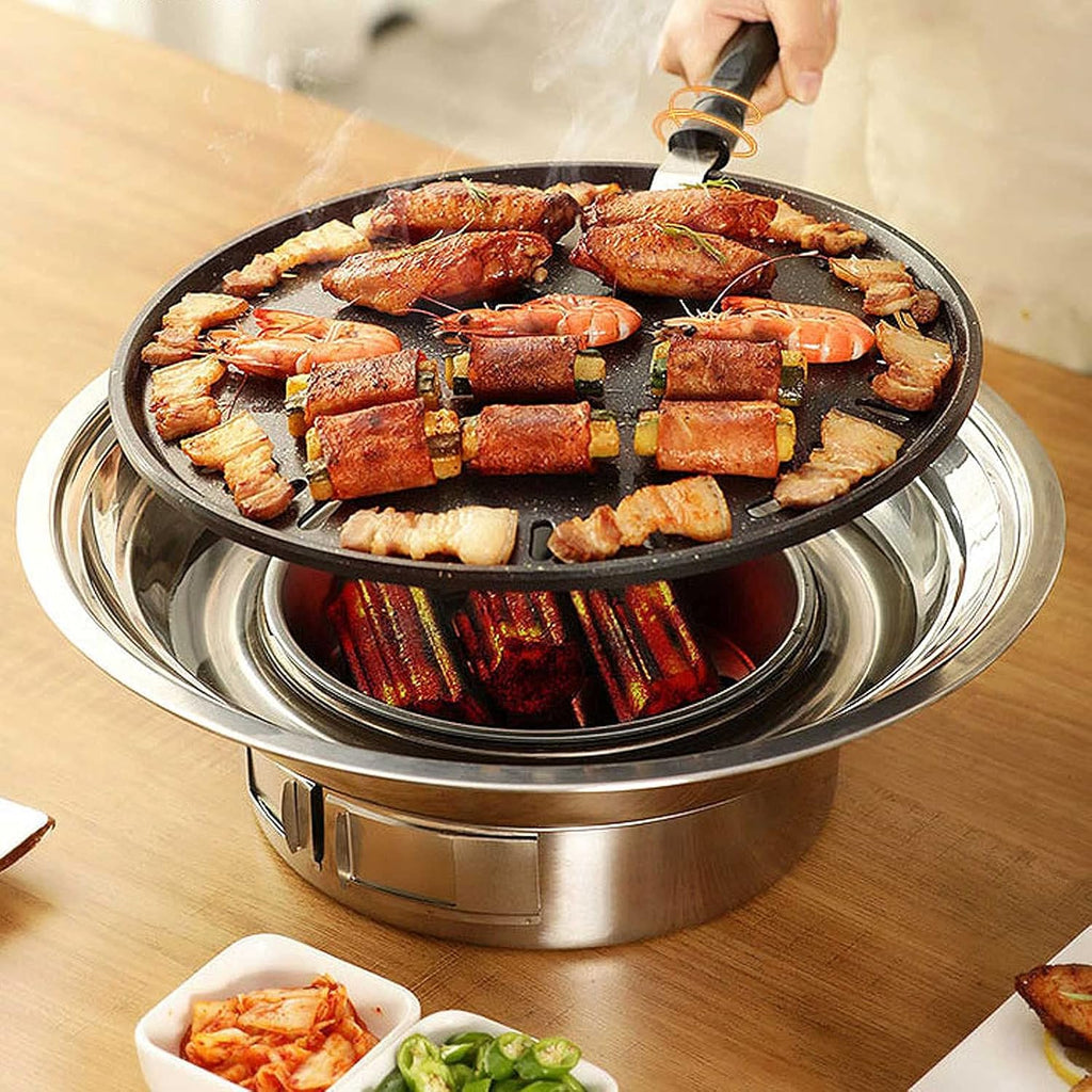 Portable Stainless Steel Charcoal Grill E515
