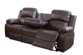 Brown 3 Seat Sofa H5381