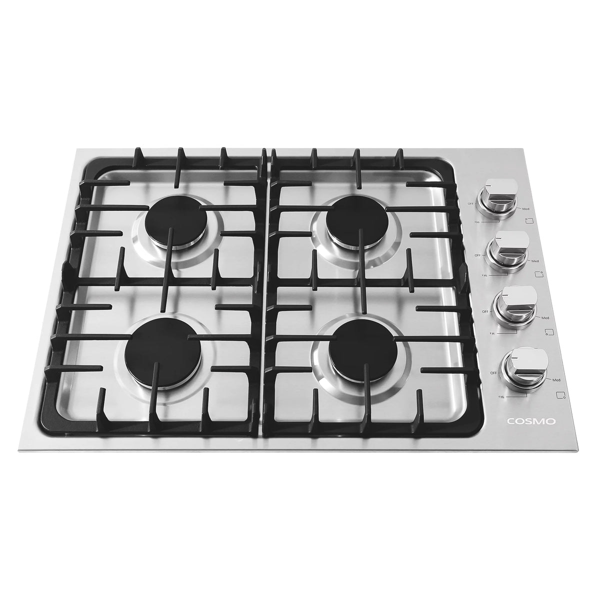 4 Piece Kitchen Package Gas Cooktop Electric Wall Oven Microwave French Door Refrigerator X118694