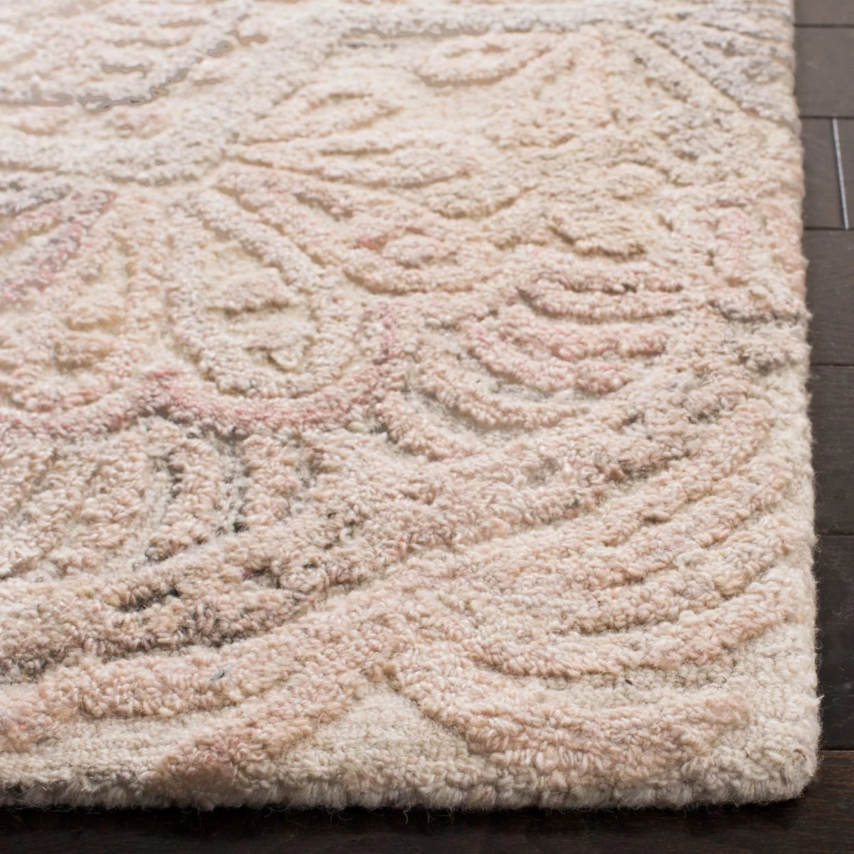 Handmade Beige Ivory Rug Y9845