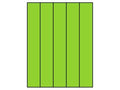 Laser Label Sheet, Fluorescent Green Flat Sheet and Pre-Die Cut Labels W69904