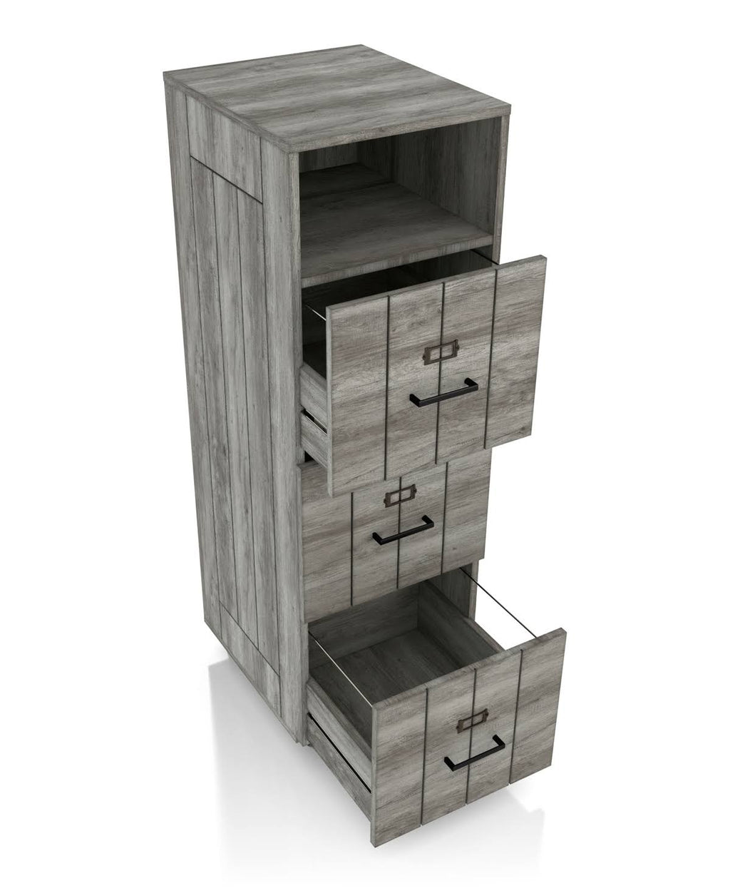 Gray 3-Drawer File Cabinet S853981