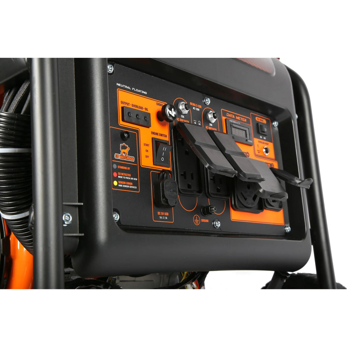 8750-Watt Electric Start Open Frame Inverter Generator I89750