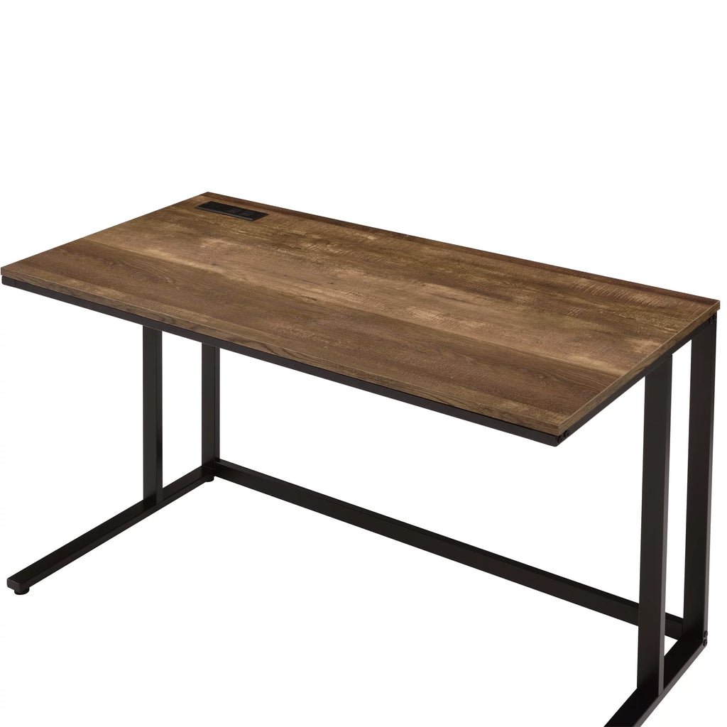 Walnut and Black Writing Desk I15022