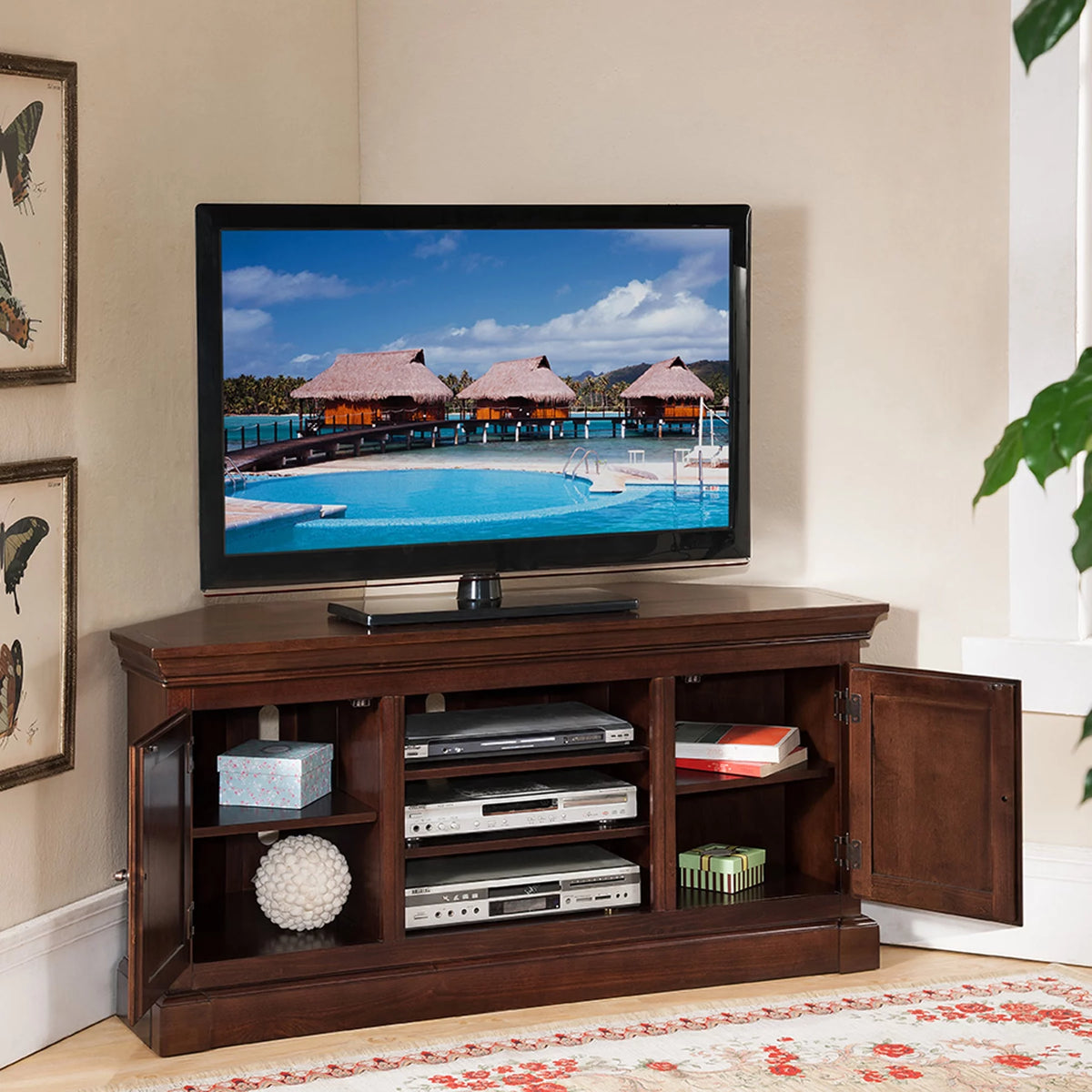 55-Inch Corner TV Stand O90347