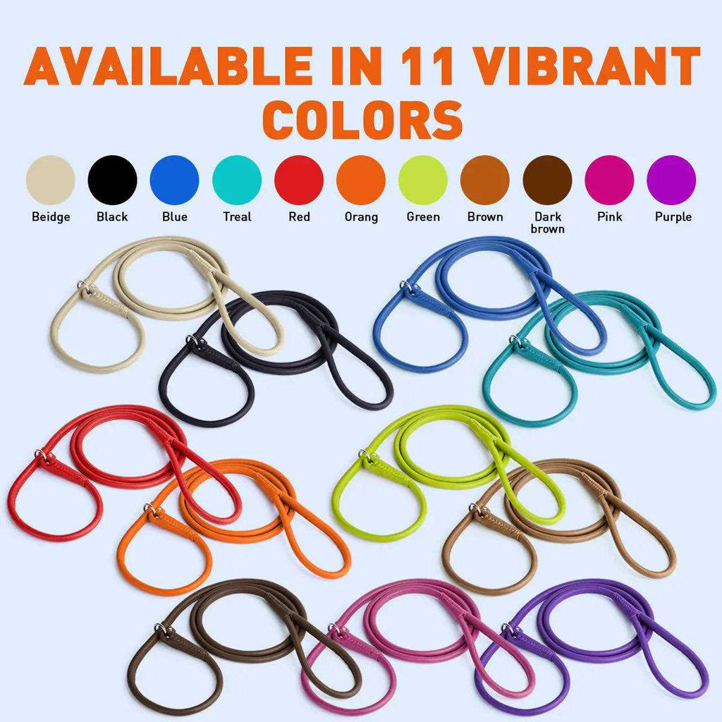 Leather Round Slip Lead A788111