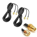 2Pack 33ft WiFi Antenna Extension Cable RP-SMA Male to Female Connector B9503