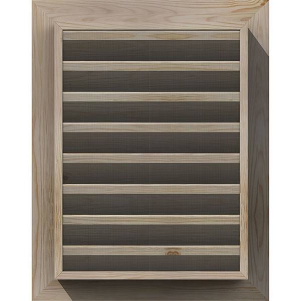 Vertical Gable Vent Unfinished B359