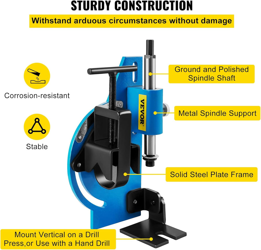 60 Degree Pipe Tubing Notcher with 13 Pc Hole Saw and Case C676