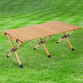4ft Foldable Wooden Picnic Table with Carry Bag H83720