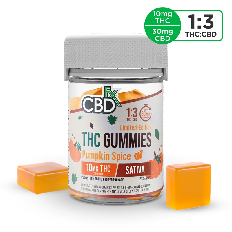 Pumpkin Spice THC Gummies O8954