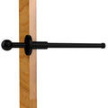 Matte Black Retractable Pullout Garment Rod T59267