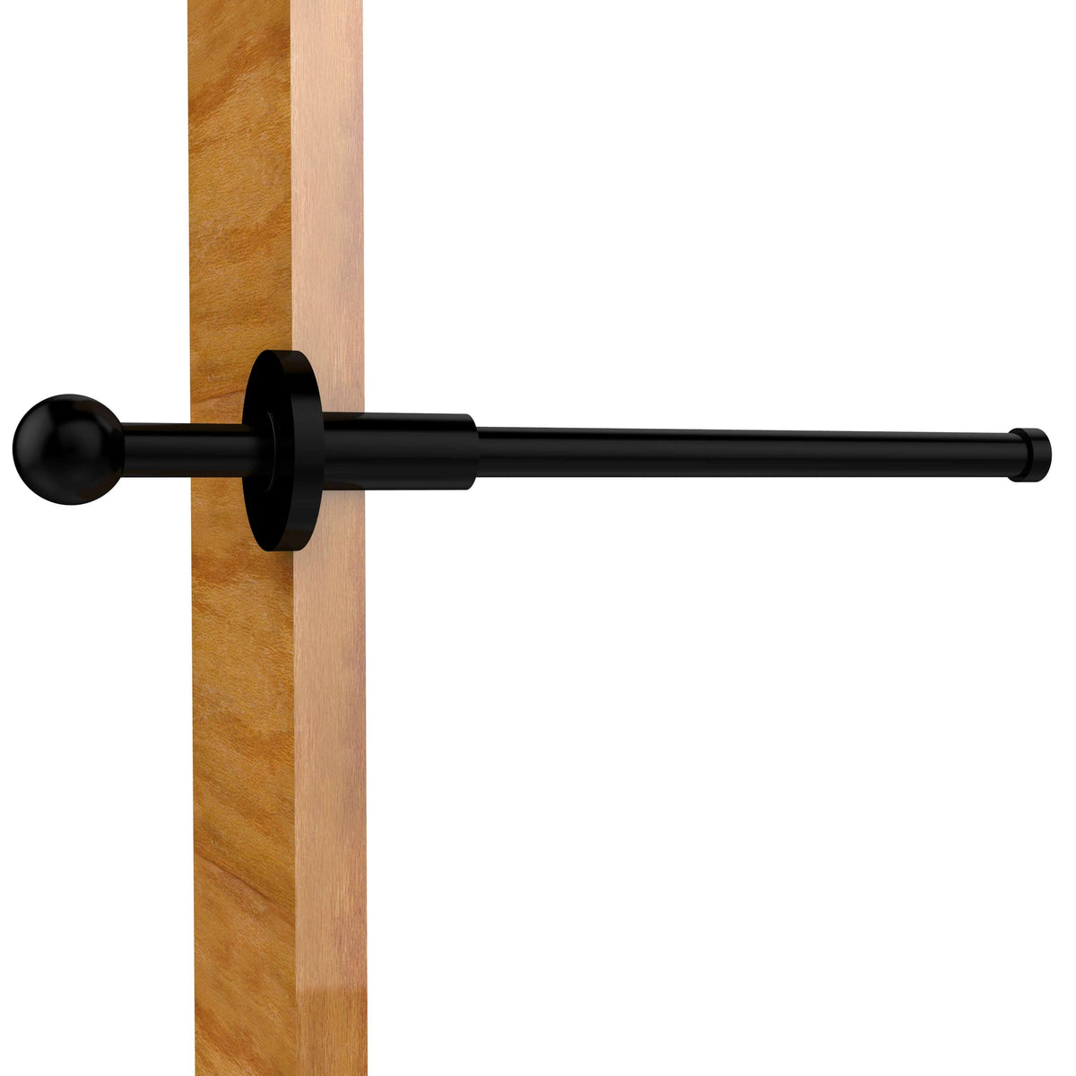 Matte Black Retractable Pullout Garment Rod T59267