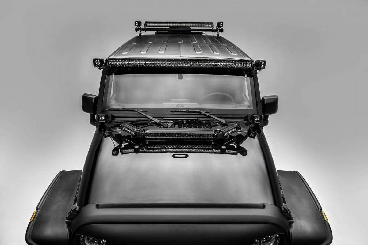 A Pillar Roof Single Bar 52" Mounts Straight D242