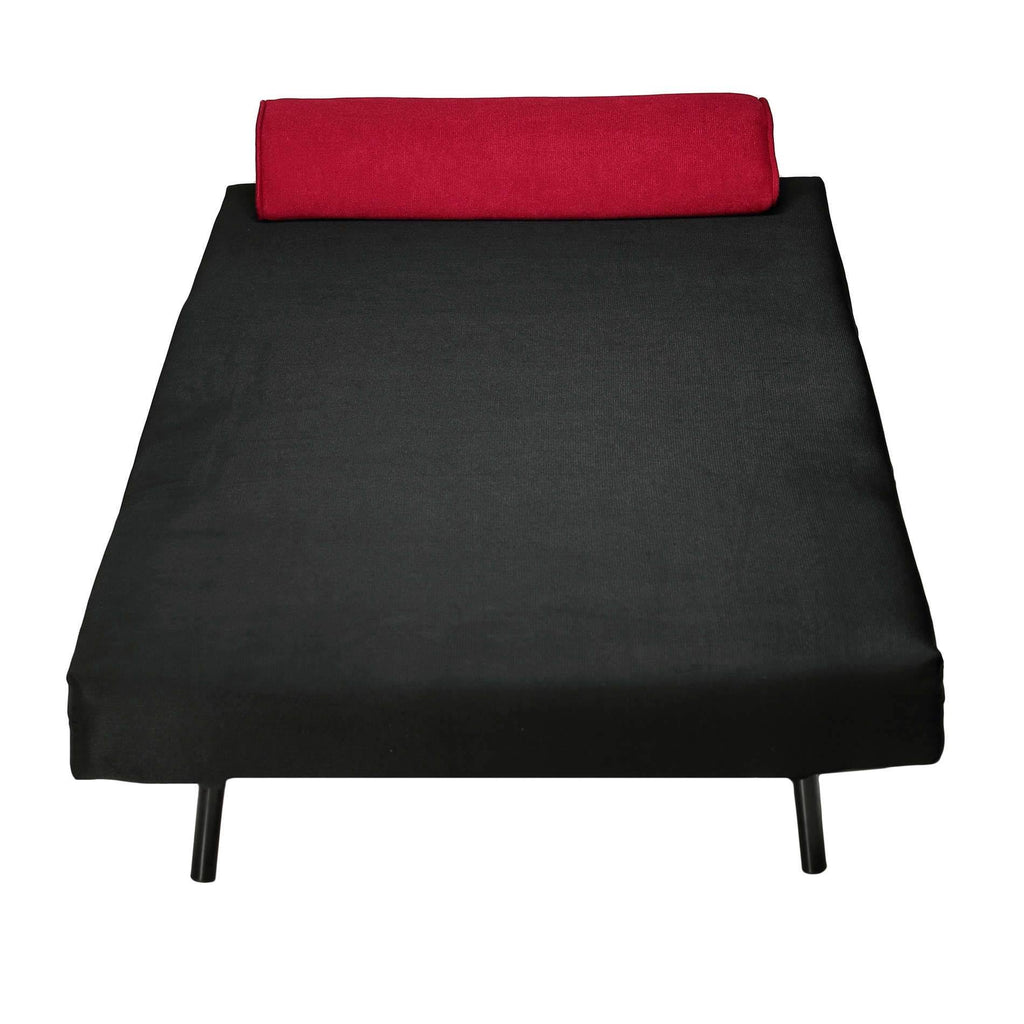 Black Convertible Accent Chair Bed Y2993