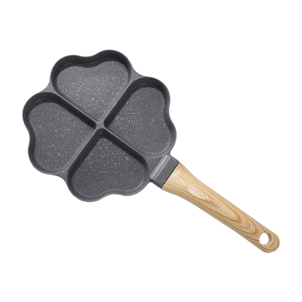 Black 4 Holes Egg Frying Pan X113