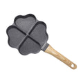 Black 4 Holes Egg Frying Pan X113