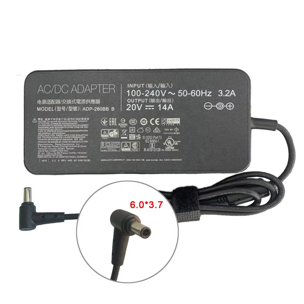 280W 20V 14A Laptop Charger H337