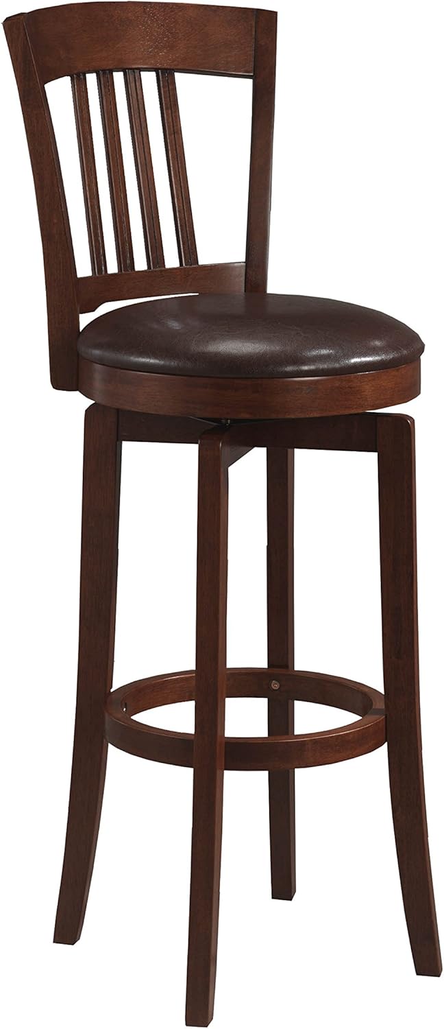 Brown Swivel Bar Stool F6923