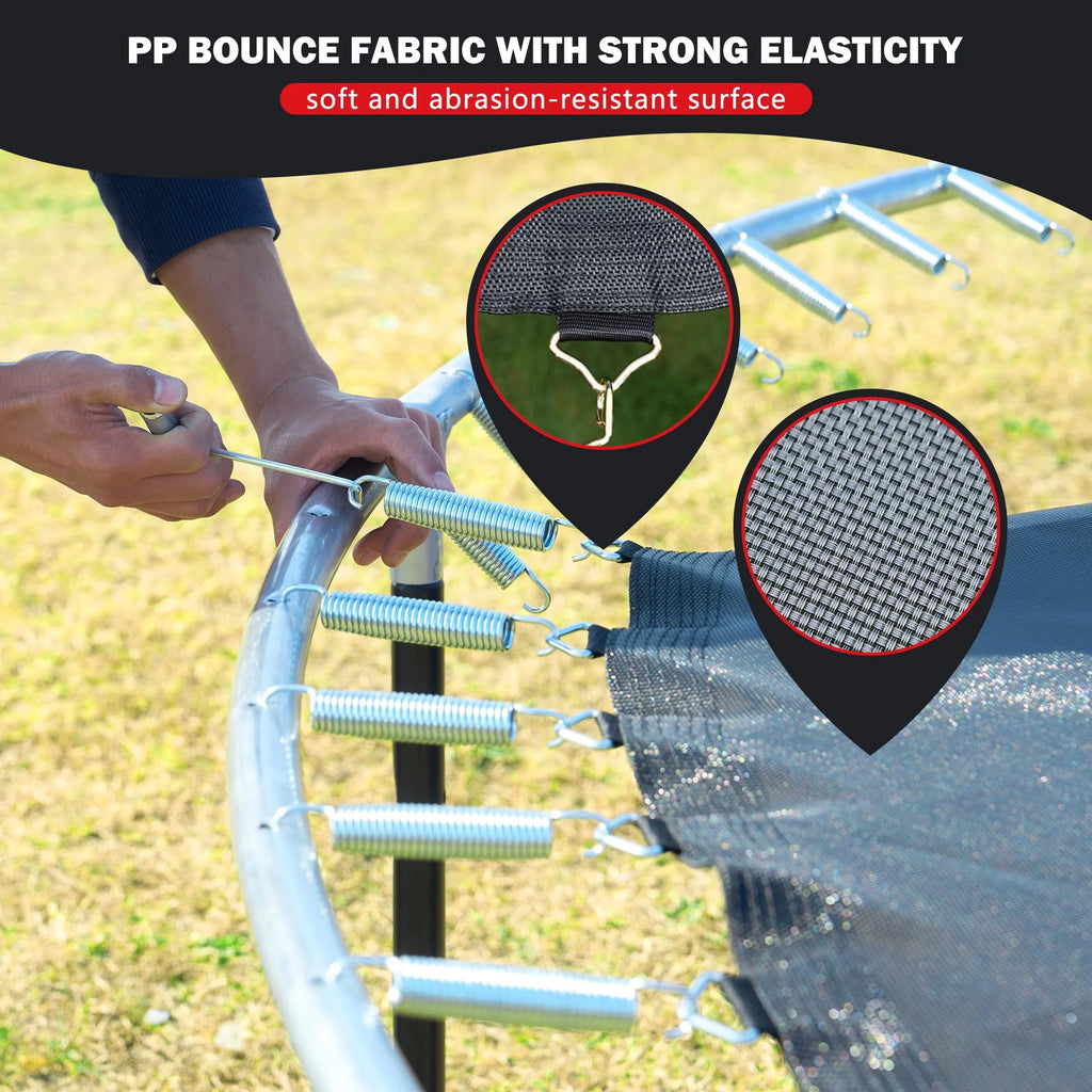 14FT Trampoline with Enclosure and Ladder T20145