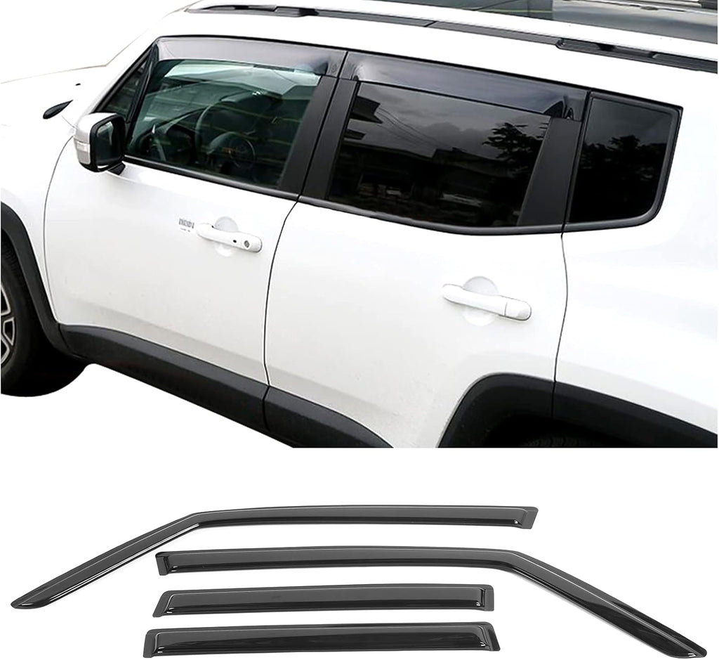 Slim Tinted Acrylic Wind Sun Rain Guard Pack of 2 X924232