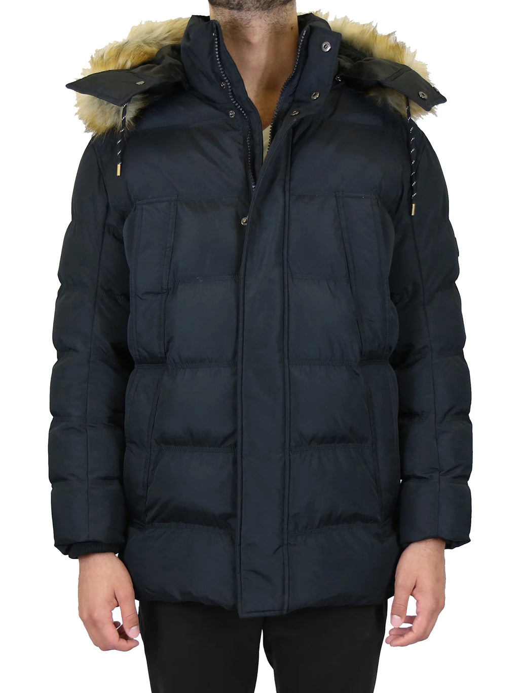 Heavyweight Long Bubble Parka Jacket Winter Coat B269114