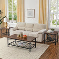 Brown 3 Piece Coffee Table and 2 End Side Tables N581299