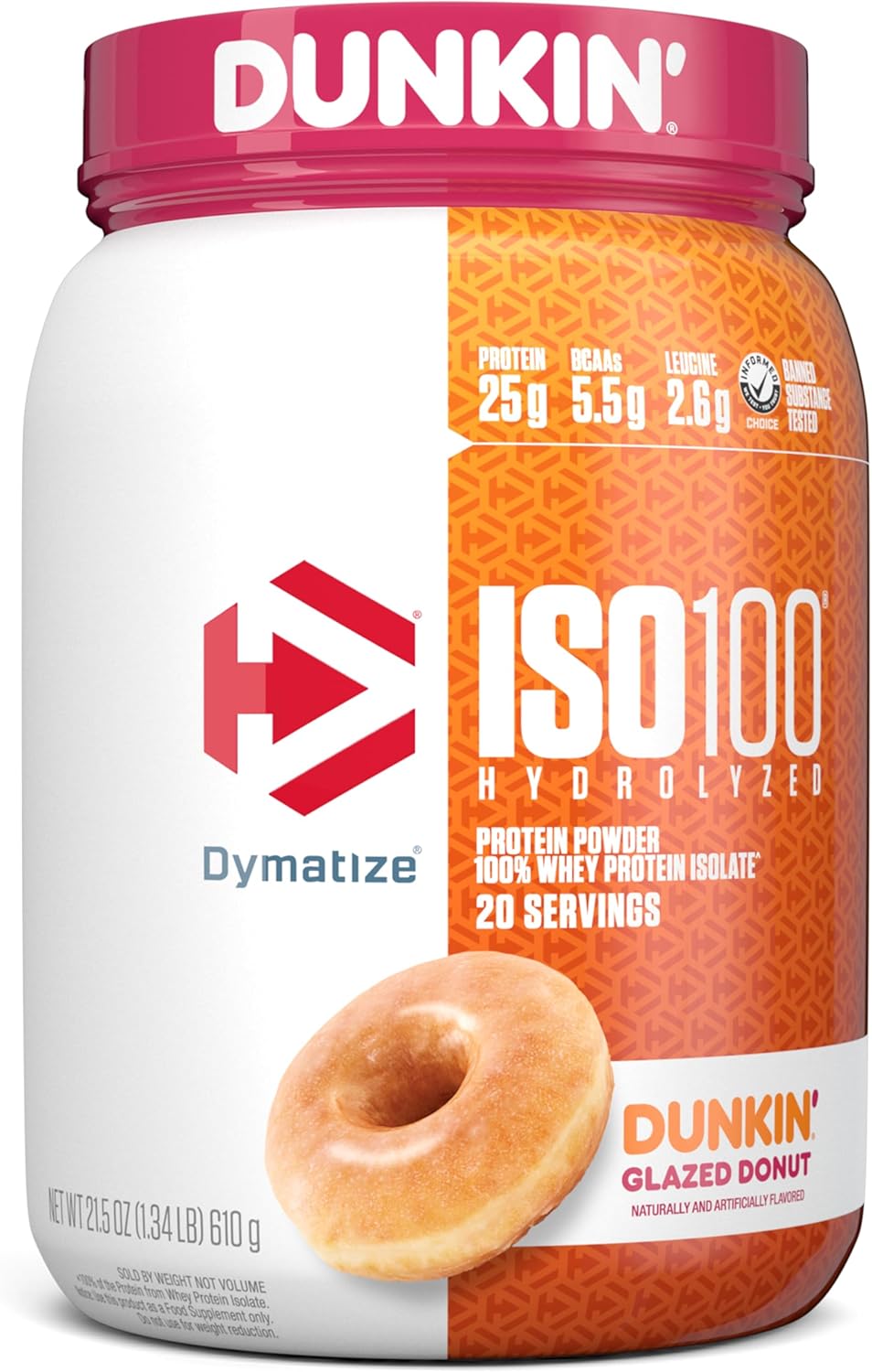 Hydrolyzed Whey Isolate Protein Powder, 25g Protein, 5.5g H568456
