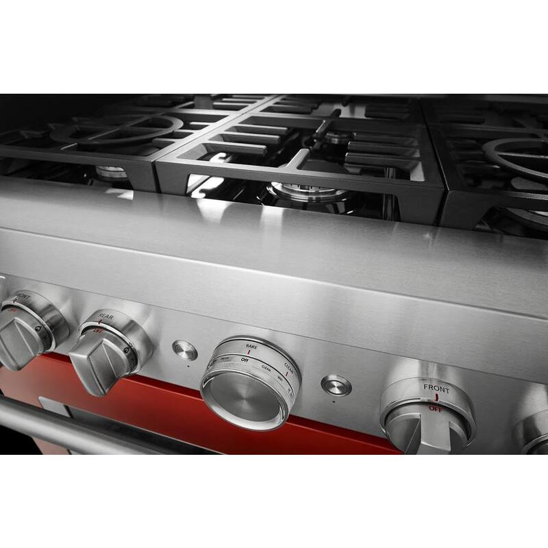 5.1 cu. ft. Dual Fuel 6-Burners Range in Scorched Orange D480