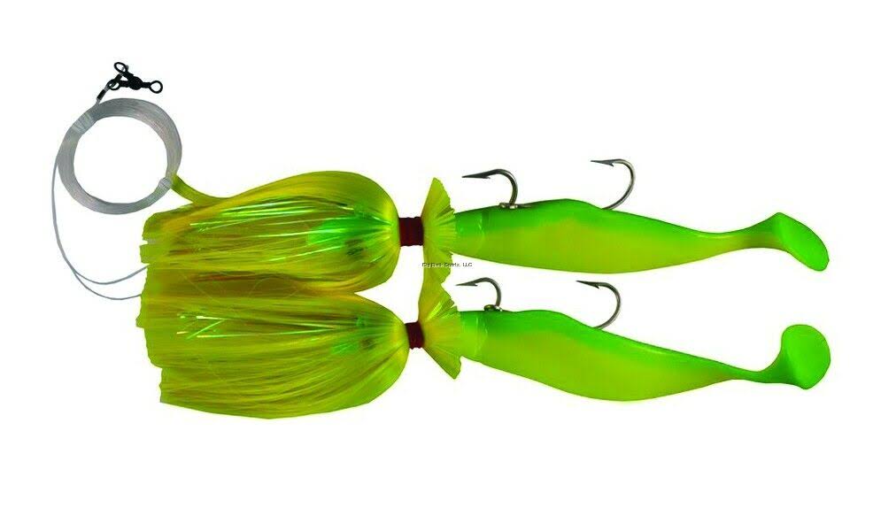 Blue Water Candy Parachute Rig 9x22 8 oz/4 oz Chartreuse W876639