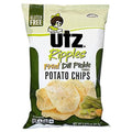 Potato Chips, Ripples, Fried Dill Pickle, 2.875 oz Bags (Pack of 4) T7124