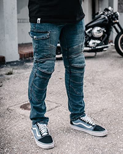 Protective Motorcycle Riding Pants with Removable CE Armor E73693