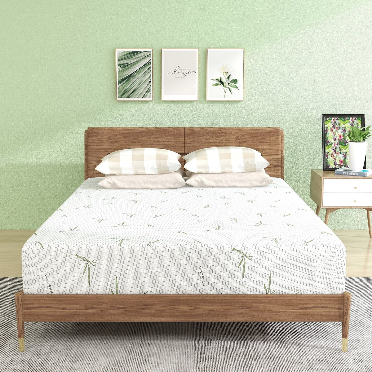 Queen 10 inch Memory Foam Mattress J768098