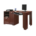 60"W Corner Desk, Classic Cherry A34317