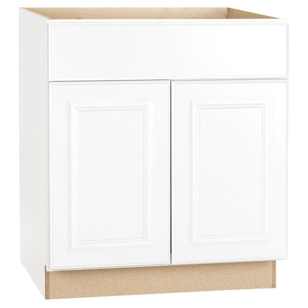 White Hampton Base Cabinet U3574
