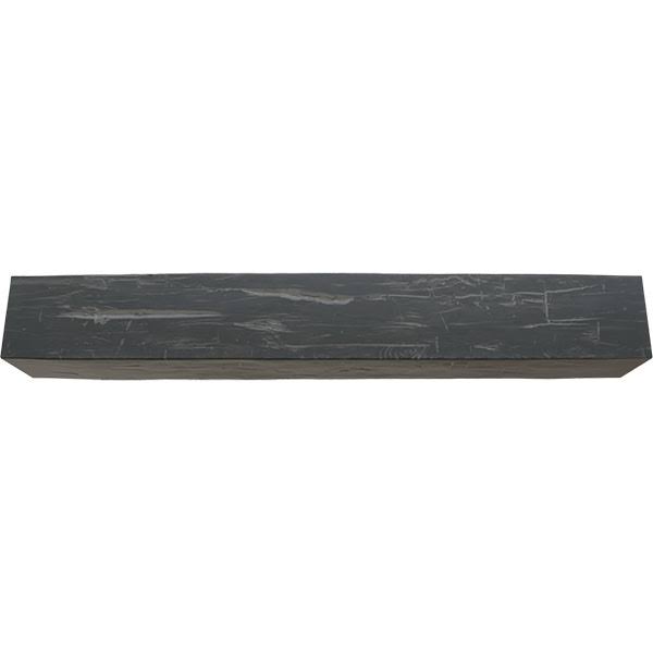 Aged Ash Hand Hewn Faux Wood Fireplace Mantel Y708240