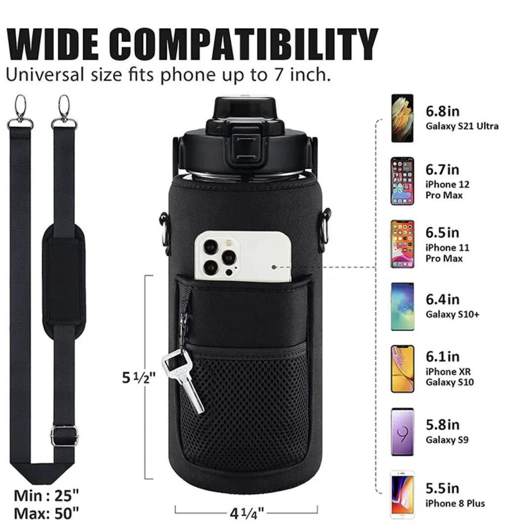 60 oz Water Bottle with Pocket Q9465