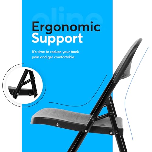 Black 6 Pack Folding Chair Z929601