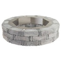 46 x 10.5 in. Round Concrete Fire Pit Kit with Steel Insert I350