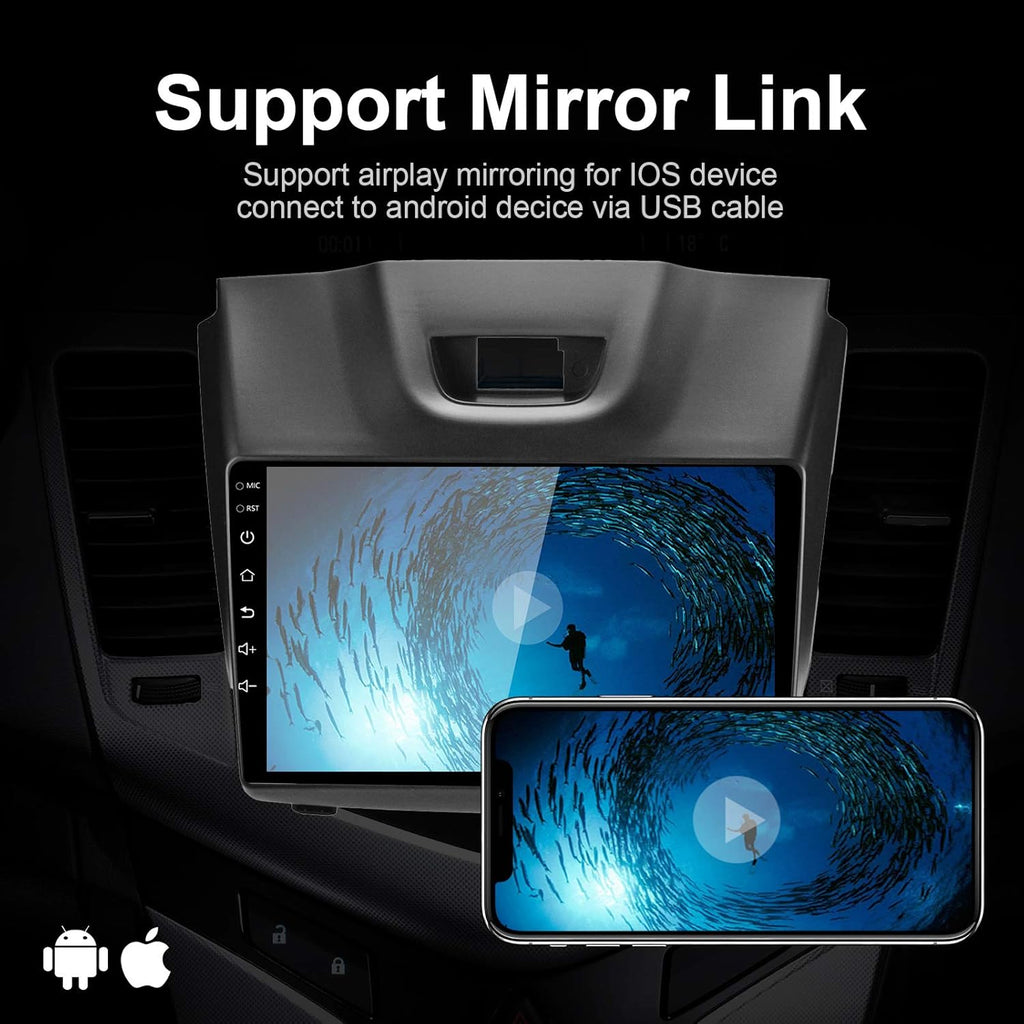 9 inch Capacitive Touch Screen Car Stereo with Bluetooth for Isuzu D-MAX Z972649