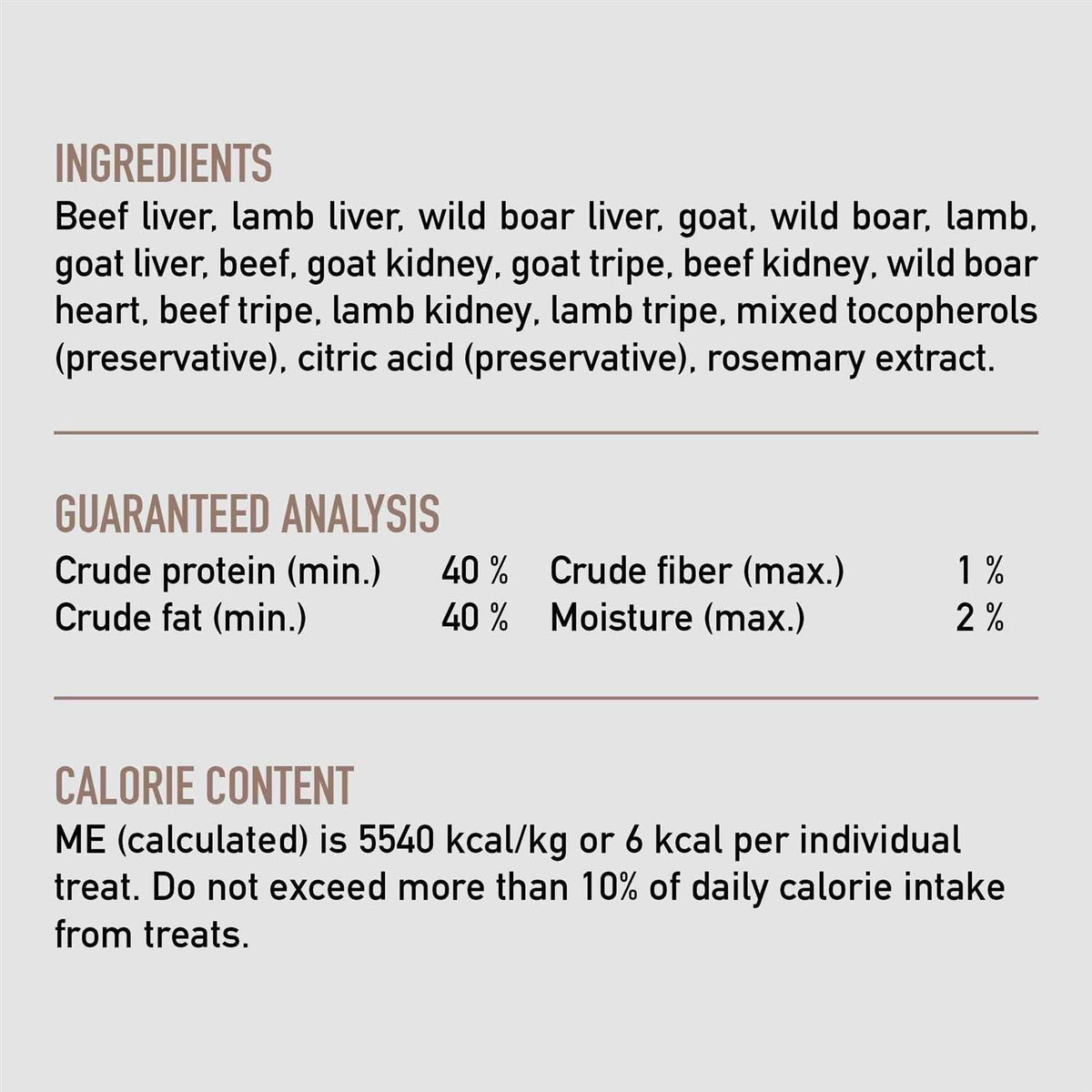 Freeze Dried Dog Treats Q675