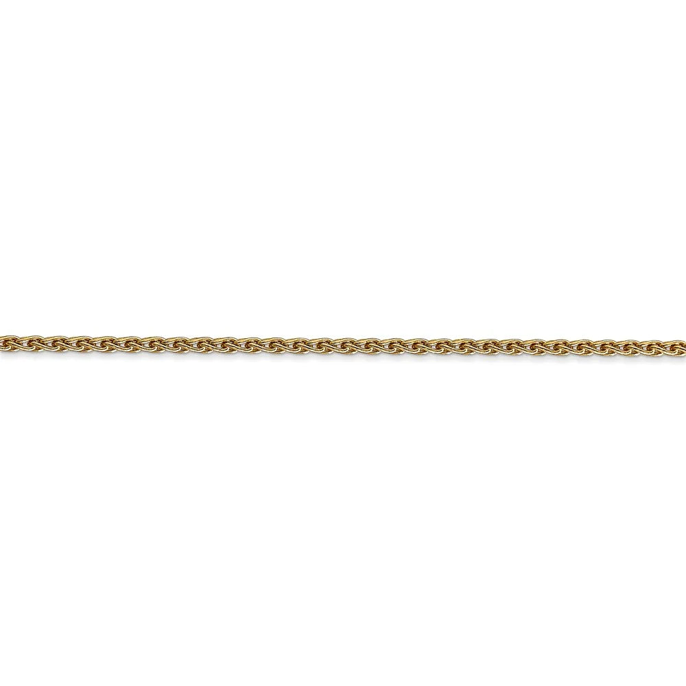 14kt Yellow Gold 1.75mm Wheat Chain 20 inch Lobster Clasp J7440