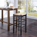 29in. Backless Wood Bar Stool D384466