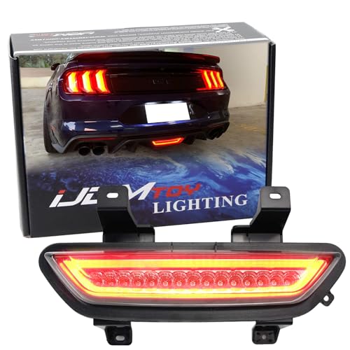 Clear Lens LED Rear Fog Light Kit with Red Tail Brake Lamp & White Backup Reverse Lamp X827