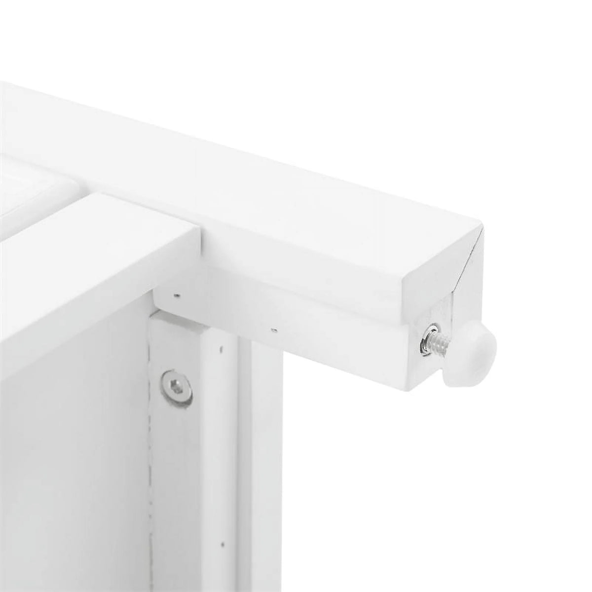 White Wood Storage Pantry T54273