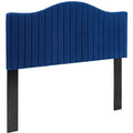 Navy Performance Velvet King/California King Headboard P202
