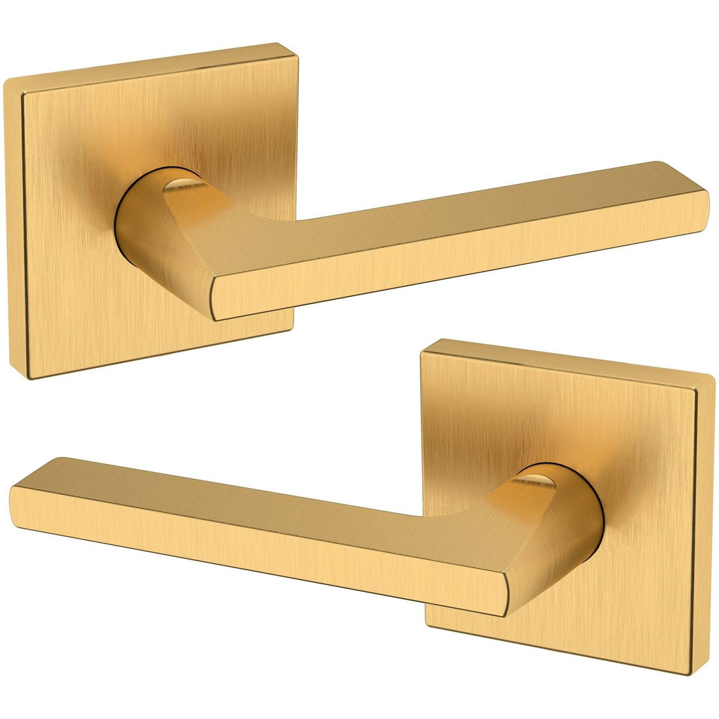 Satin Nickel Double Dummy Door Lever P8329
