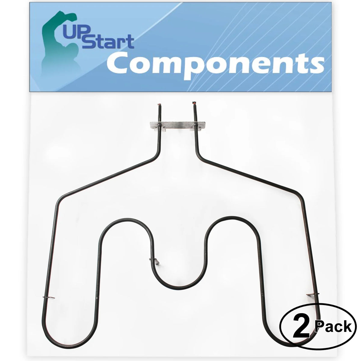 2-Pack Replacement Bake Element for General Electric Oven Heating Element V597